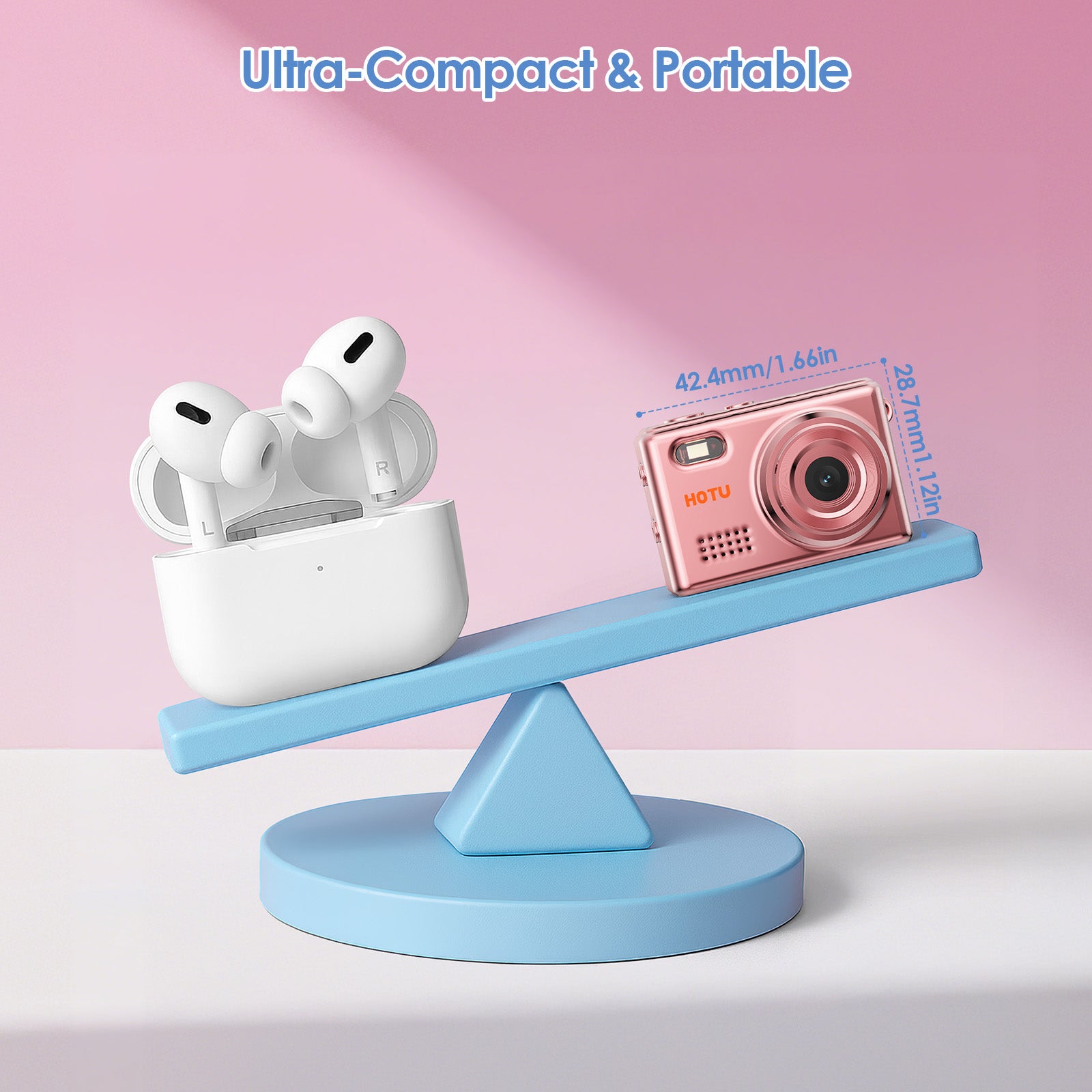 Mini Keychain Digital Camera Pocket-Size Camera 1080P HD with 1Mp LensFlash & 0.96" Screen, 32G Card Retro Vlog Camera for Travel, Concerts Kids & Instant Party 11