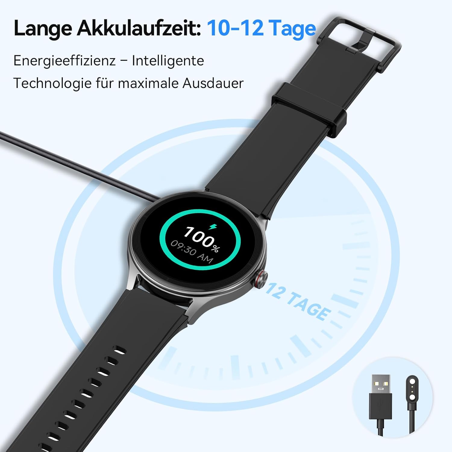 【DR06】Smartwatch Men Women 1.27 Inch AMOLED Display Smartwatch with Phone Function/AI Voice Assistant 7