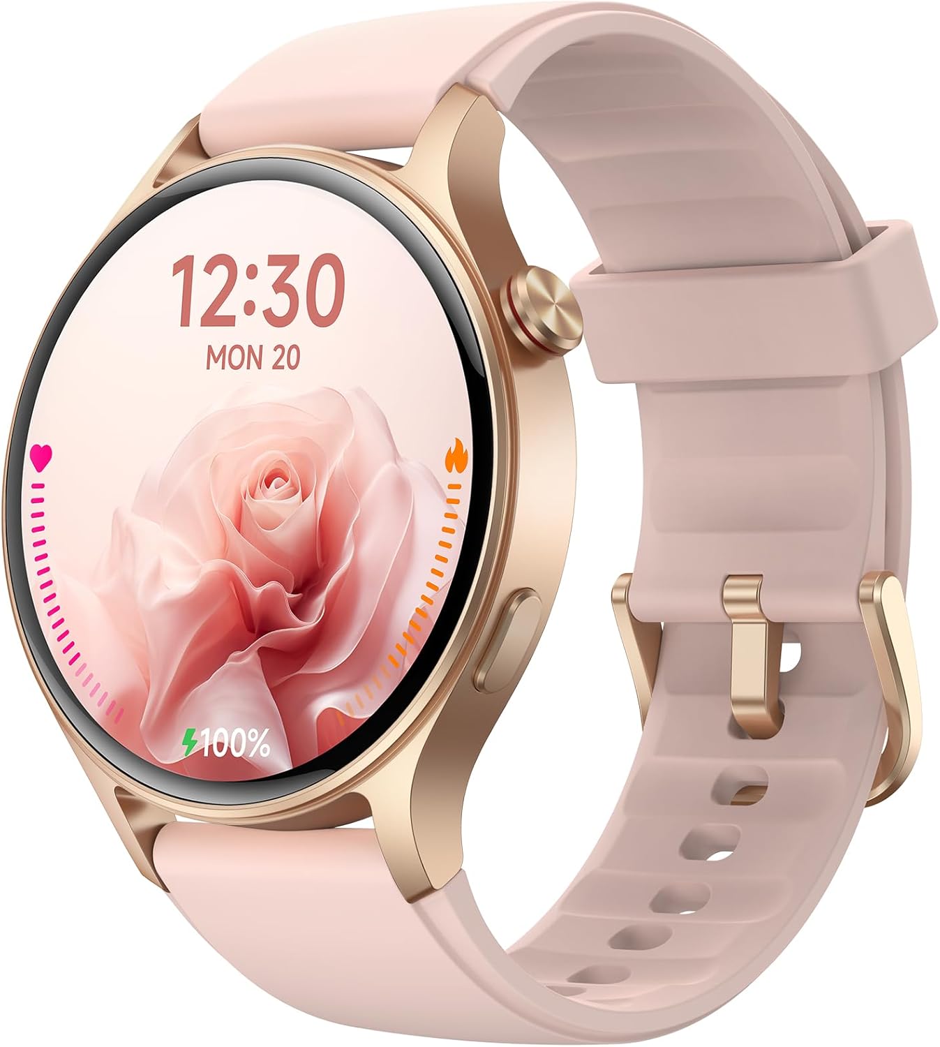 【AR-01】1.3" AMOLED Touchscreen Fitness Tracker, Make/Answer Calls, Heart Rate SpO2 Monitor, IP68 Waterproof, Sleep & Activity Tracking