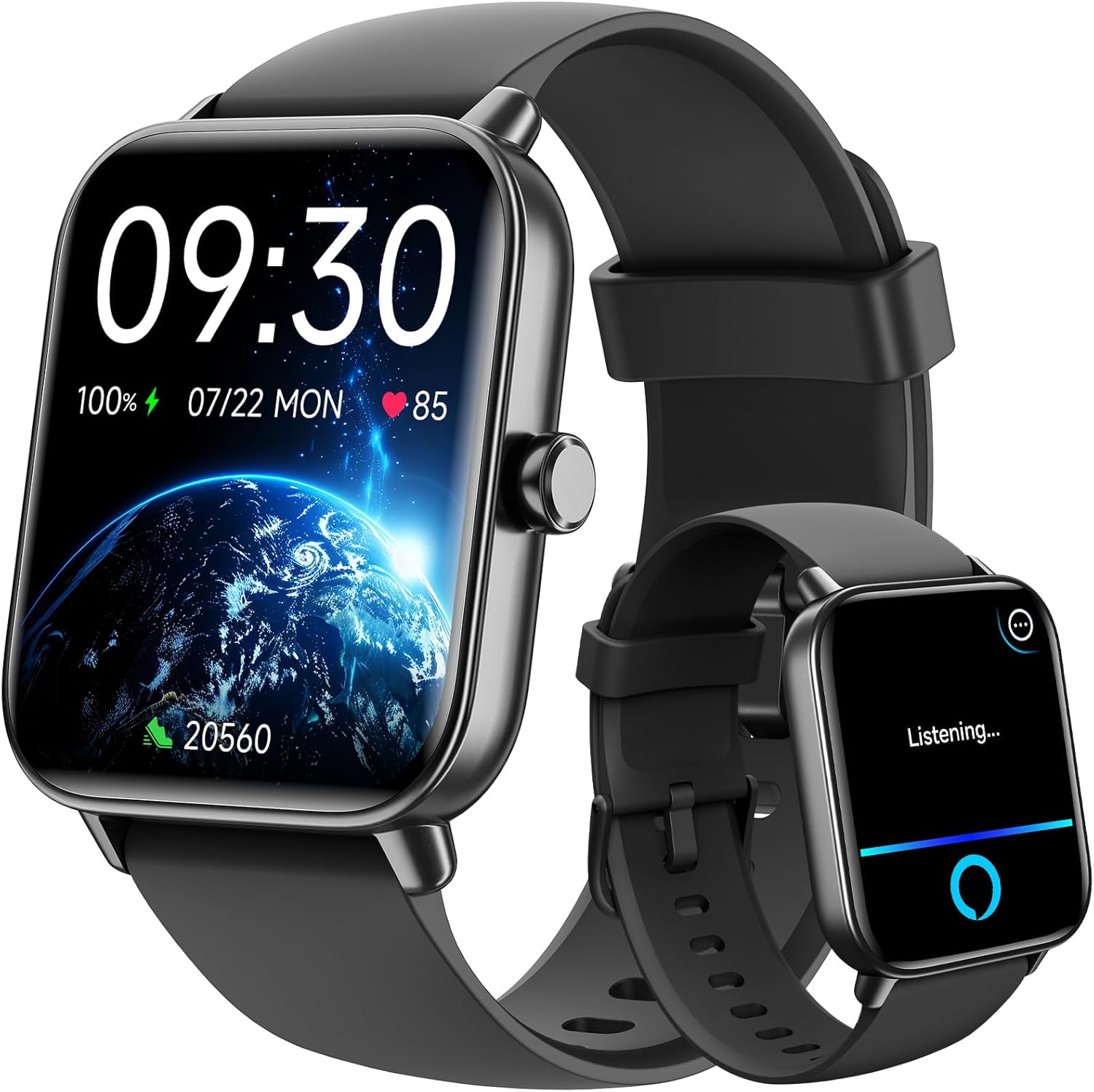 【IDW19H】Smart Watch for Women Android & iPhone,1.8" Smartwatch with Heart Rate/SpO2/Sleep Monitor,
