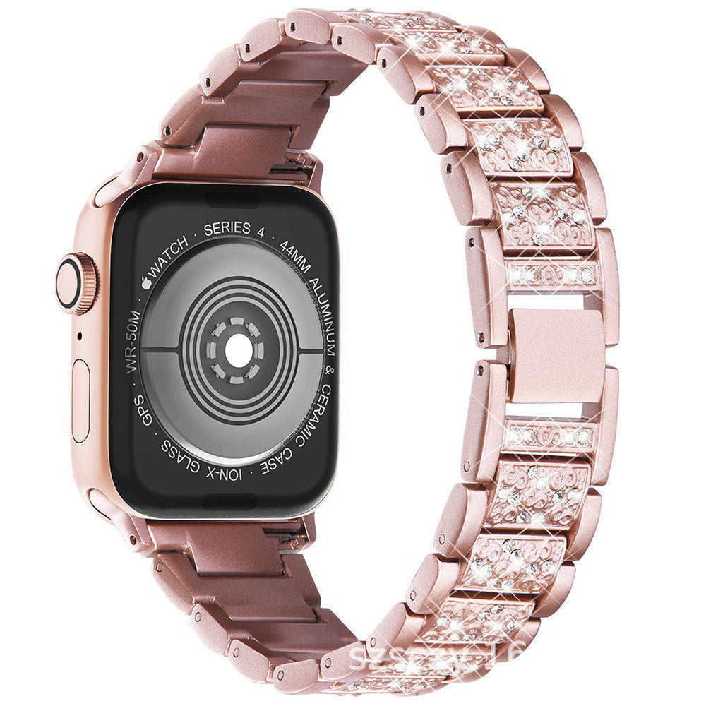 【Band Only!】Jewelry Bling Diamond Metal Replacement Band 4