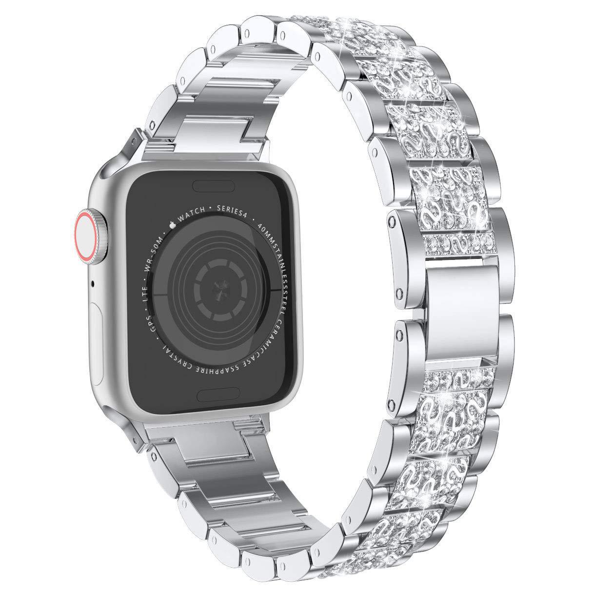 【Band Only!】Jewelry Bling Diamond Metal Replacement Band 5