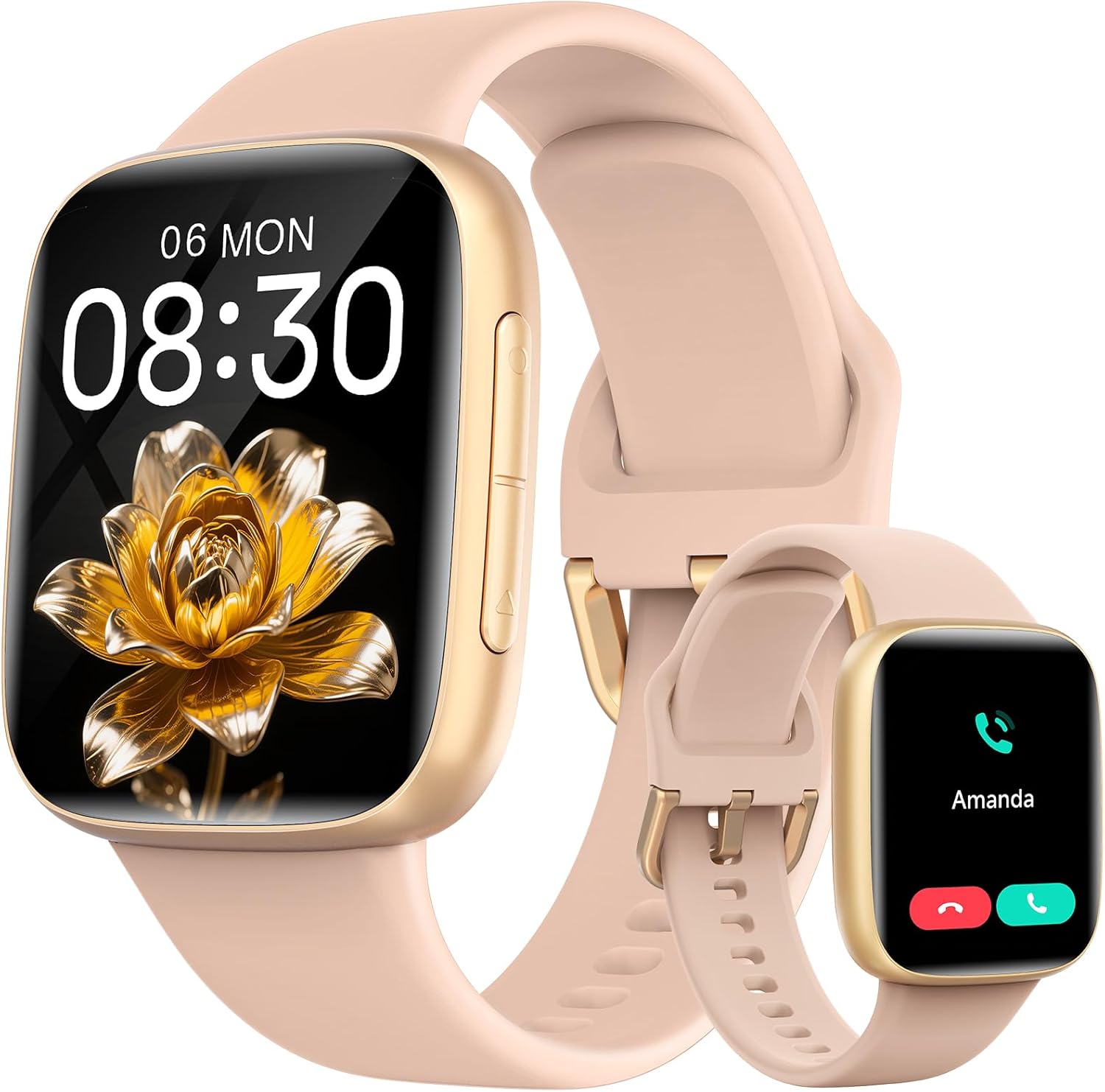【GTX20】1.85"  AMOLED Screen Smartwatch Compatible iPhone/Samsung/Android (Answer/Make Call)