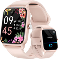 【IDW13】 1.8" IP68 Waterproof Fitness Watch with Bluetooth Call (Answer/Make), Heart Rate/Sleep/SpO2 Monitor