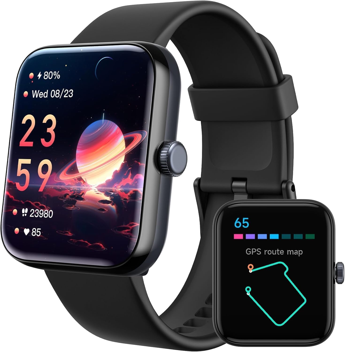 【IDW19H】Smart Watch for Women Android & iPhone,1.8" Smartwatch with Heart Rate/SpO2/Sleep Monitor, 9