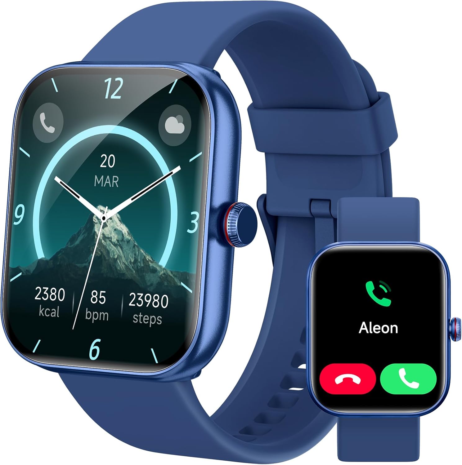【IDW20】1.91" HD Fitness Tracker with 105+ Sport Modes Sleep/Heart Rate/SpO2/Stress Monitor 5