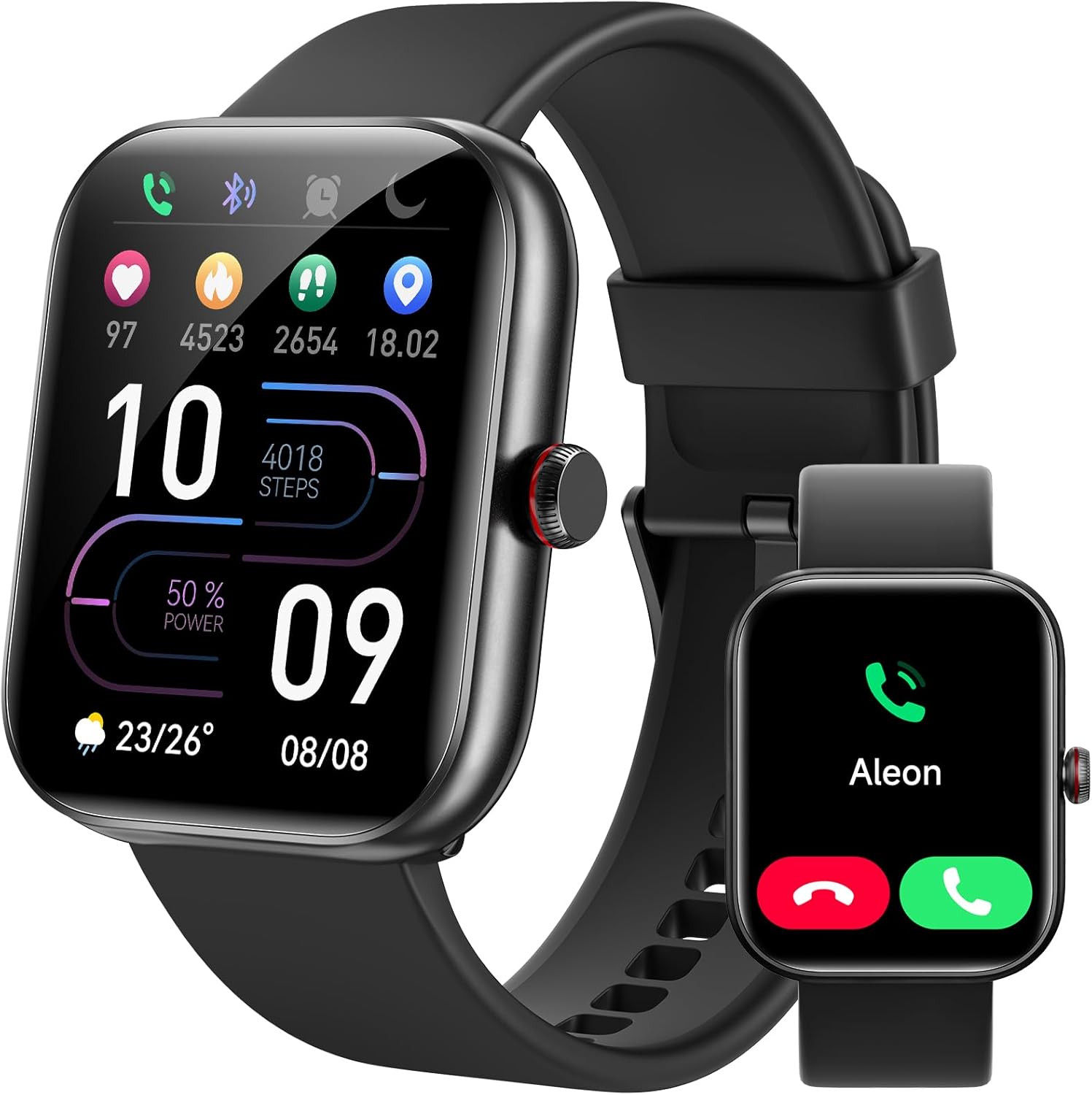 【IDW20】1.91" HD Fitness Tracker with 105+ Sport Modes Sleep/Heart Rate/SpO2/Stress Monitor 3