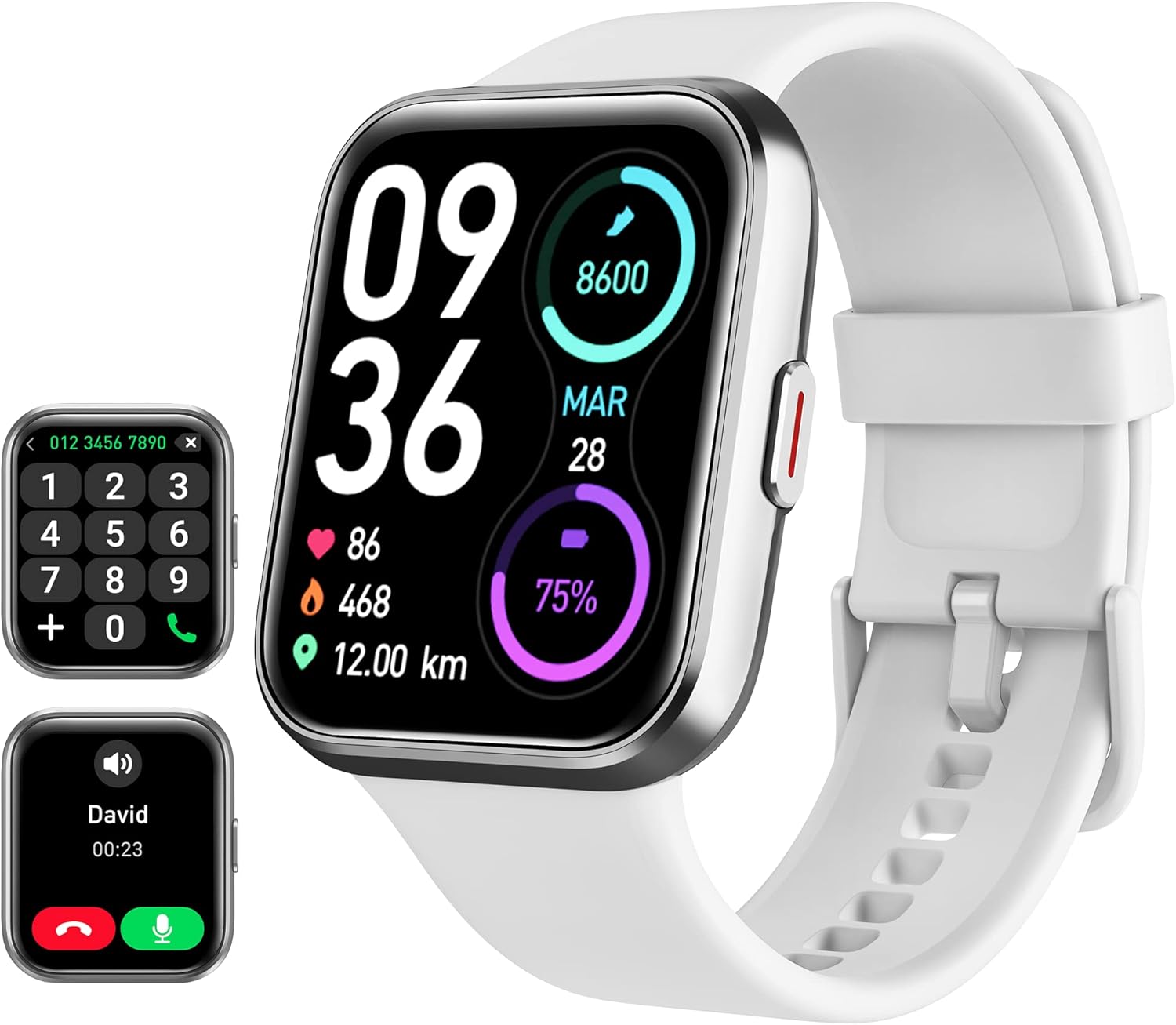 【IDW208 PLUS】 1.8" Touch Screen Fitness Tracker with Answer/Make Calls 7