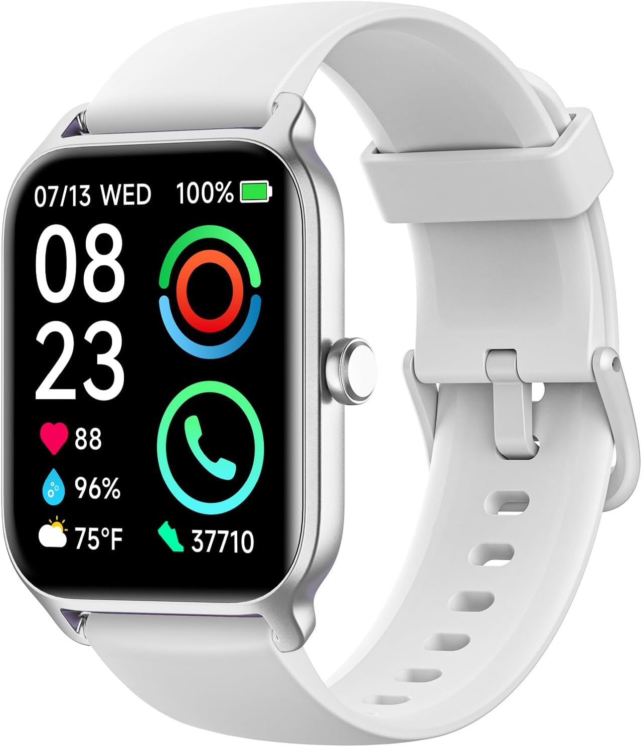 【IDW13】 1.8" IP68 Waterproof Fitness Watch with Bluetooth Call (Answer/Make), Heart Rate/Sleep/SpO2 Monitor 6