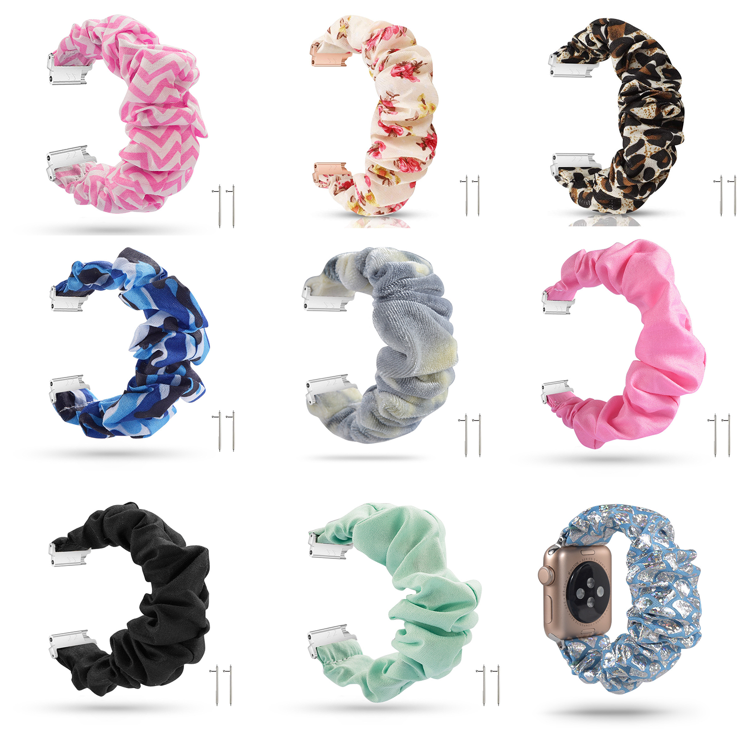 Scrunchie-Style Printed Watch Strap 10