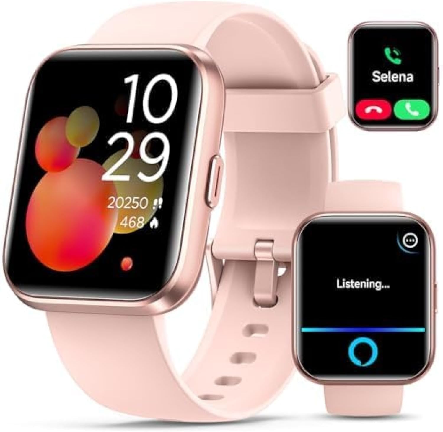 【IDW208】1.8'' Fitness Tracker Watch with Alexa, Call & Notification Alerts, Heart Rate & Sleep Monitor,Waterproof 6