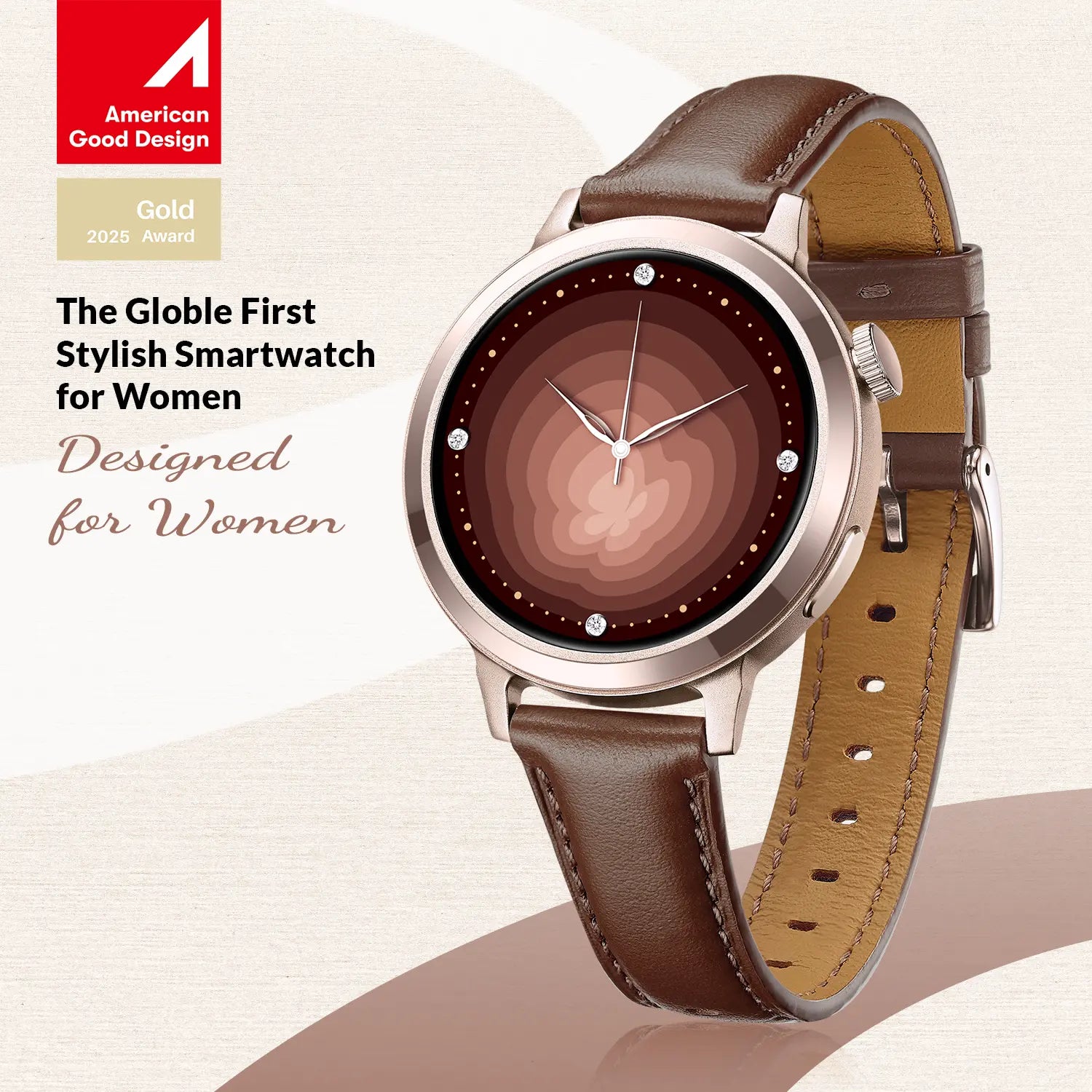 Luna Classic Smartwatch — Winner of the American Good Design 2025 Gold Award
