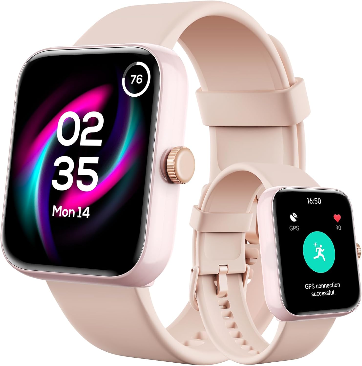【IDW19H】Smart Watch for Women Android & iPhone,1.8" Smartwatch with Heart Rate/SpO2/Sleep Monitor, 13